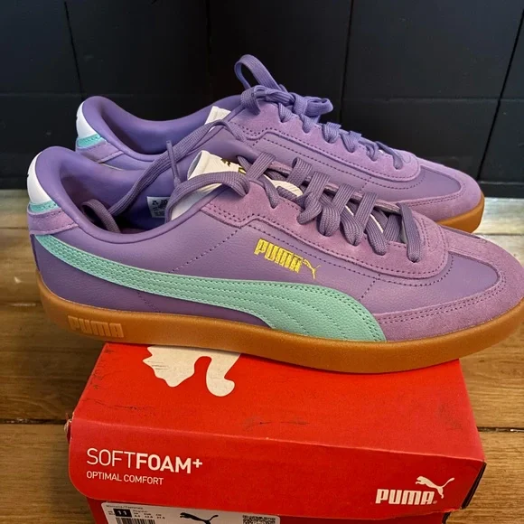 Puma Lavender and Mint Sneakers - Picture 2 of 5